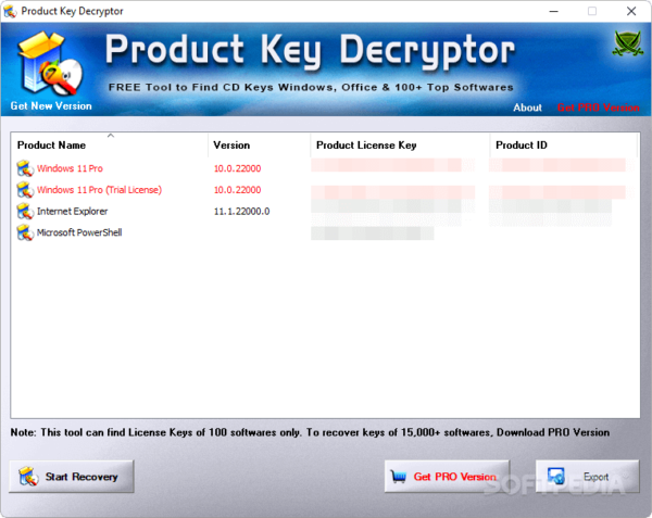 Product Key Decryptor 5.1 - Image 2